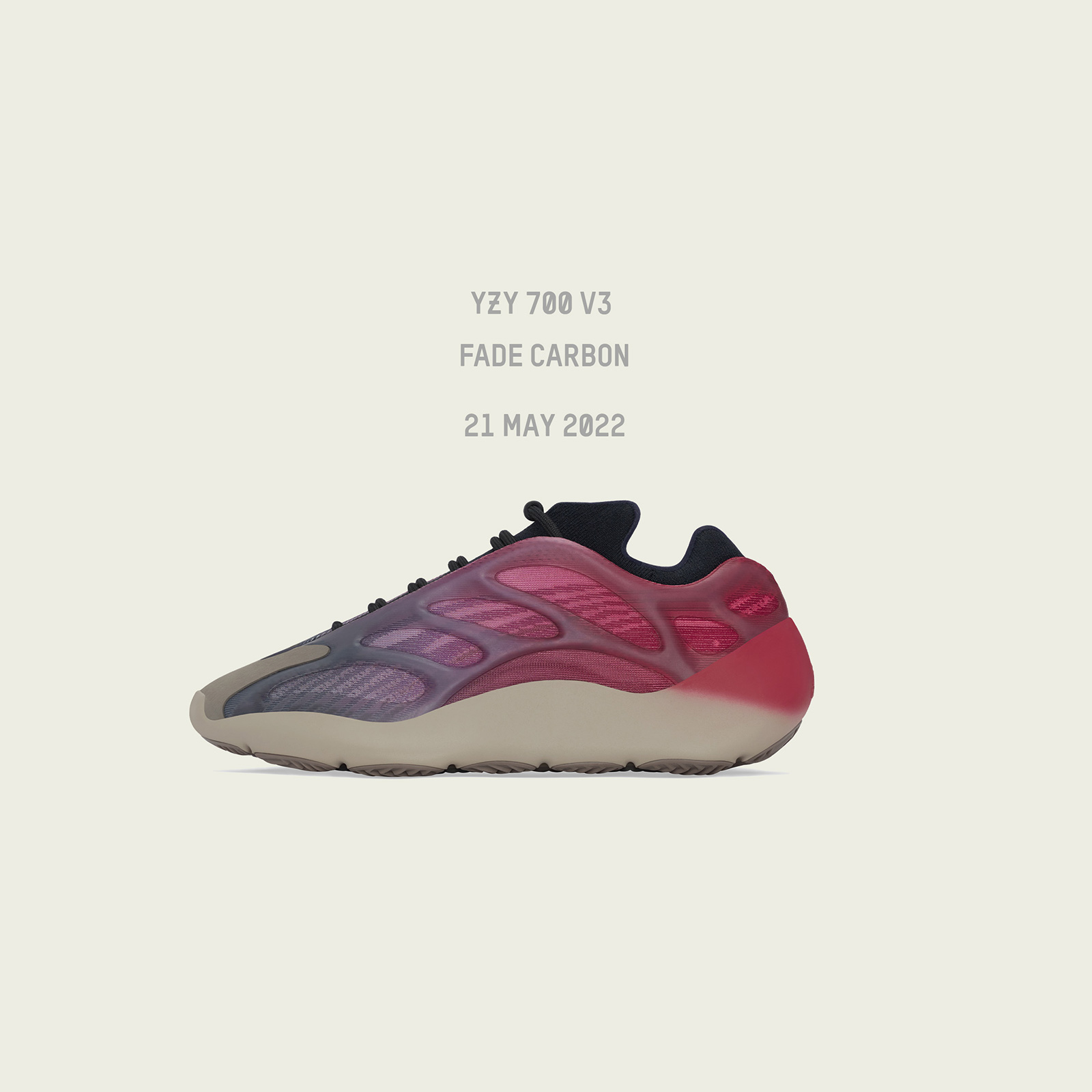 adidas YEEZY 700 V3 “FADE CARBON” “Ye / KANYE WEST” | mita 