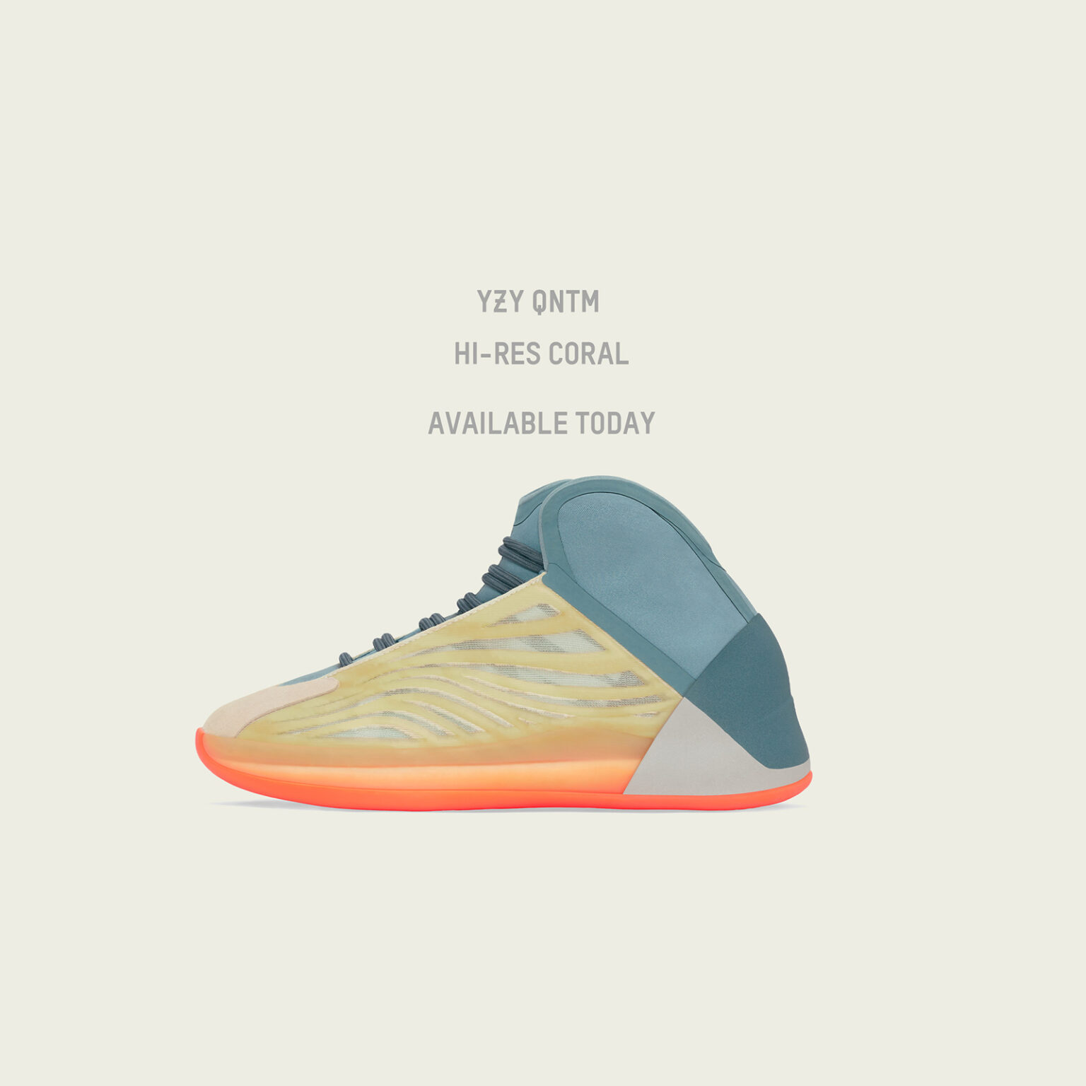 adidas YEEZY QNTM âHI-RES CORALâ âYe / KANYE WESTâ | mita sneakers Draw