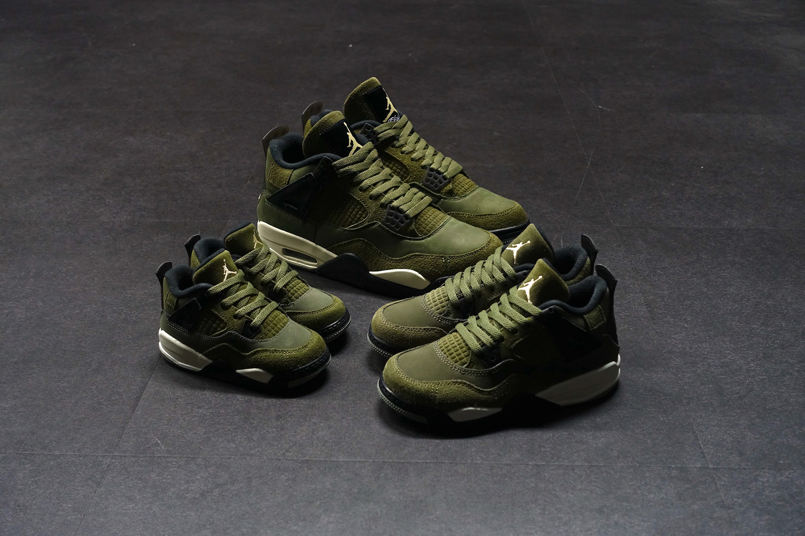 JORDAN BRAND AIR JORDAN 4 RETRO SE CRAFT “OLIVE” “MICHAEL JORDAN